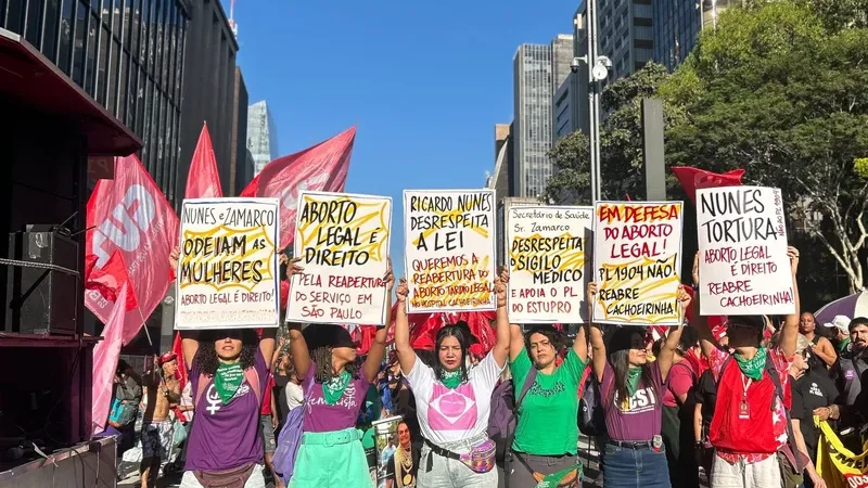 Manifestações tomam o país contra o PL do Estupro neste domingo 23-06-2024