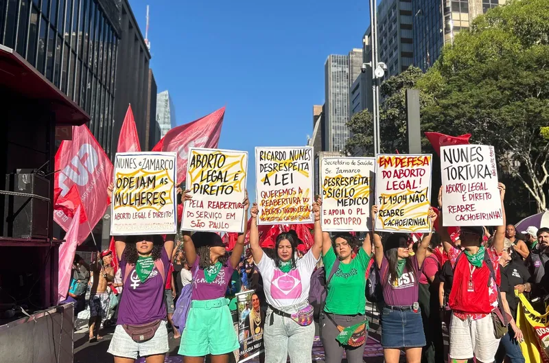 Manifestações tomam o país contra o PL do Estupro neste domingo 23-06-2024