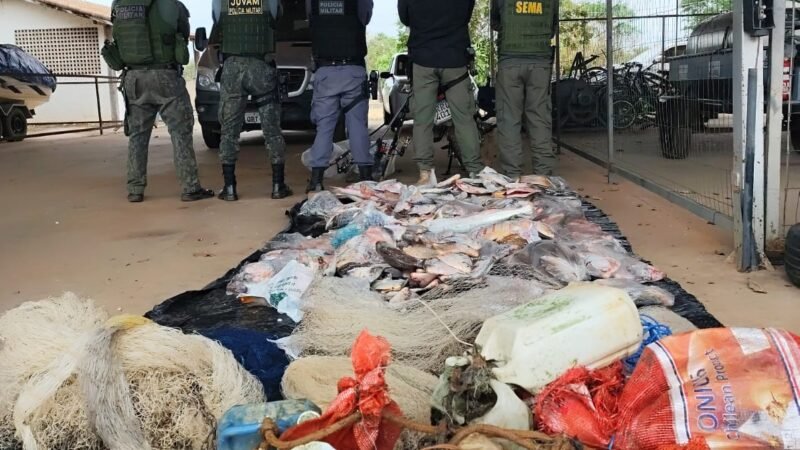 Fiscalização combate pesca ilegal na Reserva do Patrimônio Natural no Pantanal