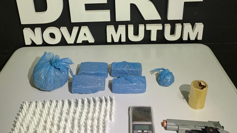Polícia Civil prende traficantes flagrados ao abastecer boca de fumo em Nova Mutum