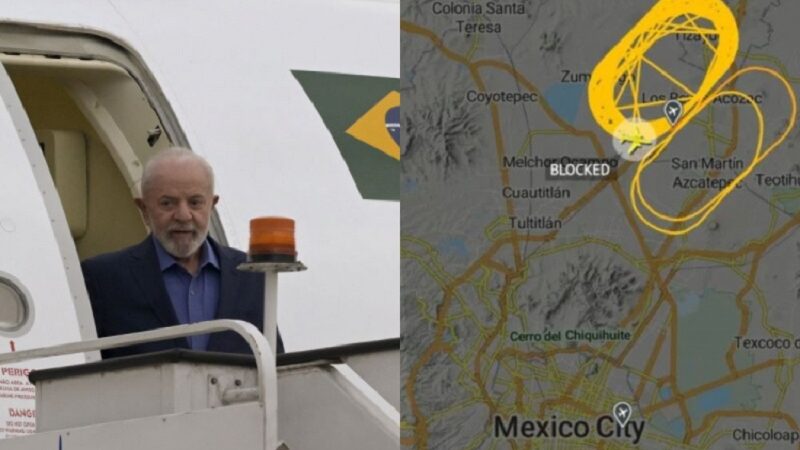 URGENTE: AVIÃO DE LULA DA PANE E FICA ANDANDO EM CÍRCULOS ATÉ ACABAR COMBUSTÍVEL