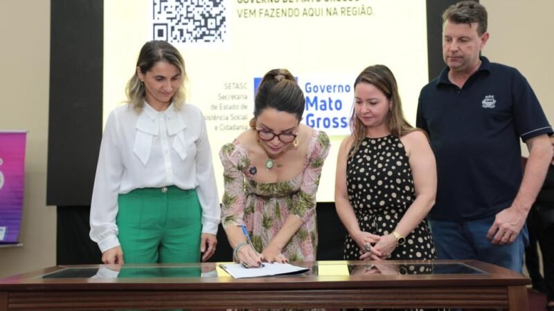 Primeira-dama de MT leva Programa SER Família Mulher a Sorriso e destaca o compromisso com a segurança das Mulheres