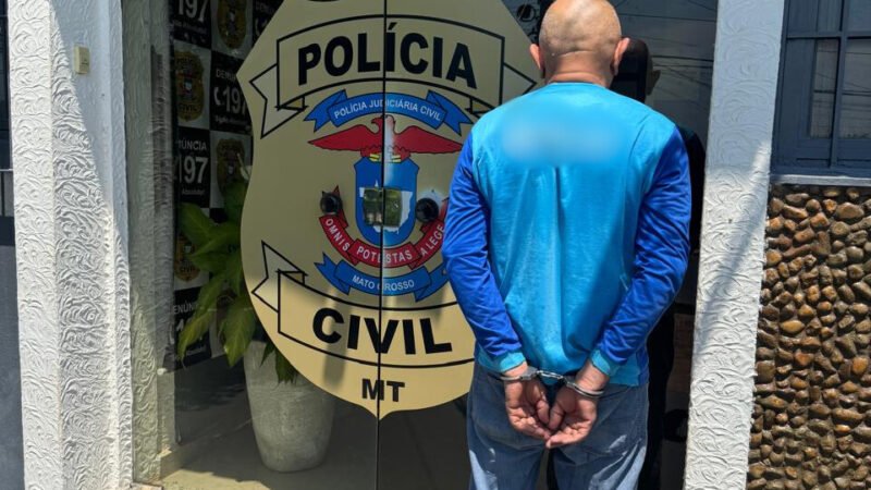 Foragido da Justiça por homicídio é preso após ser flagrado por câmera do Vigia Mais MT