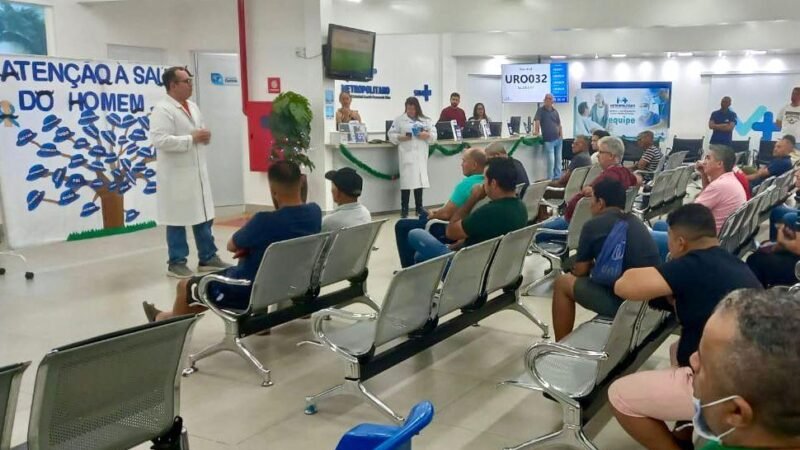 Hospital Metropolitano realizou 65 atendimentos preventivos ao câncer de próstata em mutirão