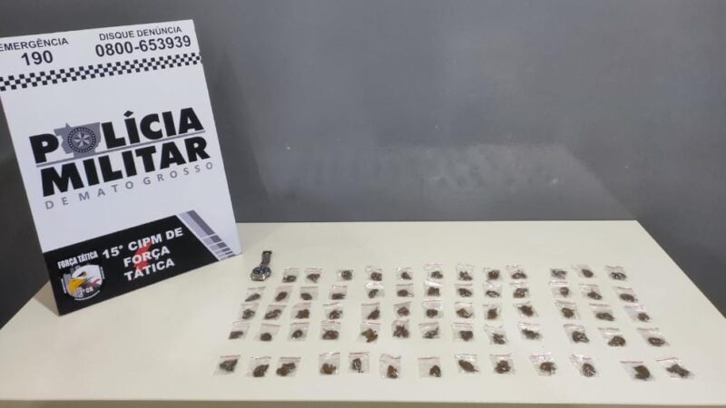 Força Tática prende traficante e apreende 64 porções de maconha em Mato Grosso – Jornal Advogado – Em Mato Grosso