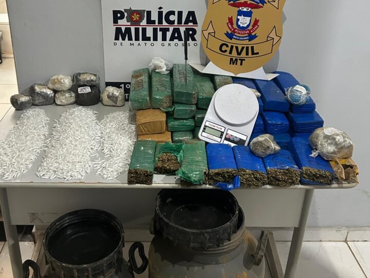 Polícia Civil desarticula depósito de drogas que seriam distribuídas em Itanhangá e Tapurah