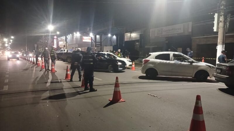 9 motoristas são detidos em flagrante por embriaguez e falta de habilitação em Várzea Grande