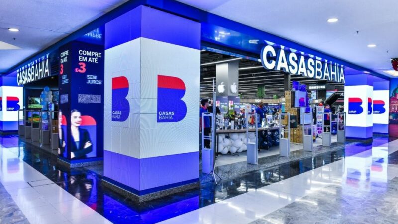 Grupo Casas Bahia registra mais de 15% de crescimento nas lojas físicas e crediário
