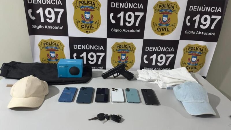 Polícia Civil prende em flagrante autor de roubo em loja de shopping na Capital