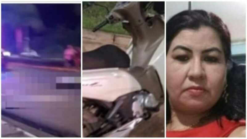 Mulher em motocicleta morre após “rampar” quebra-molas na rodovia BR-070