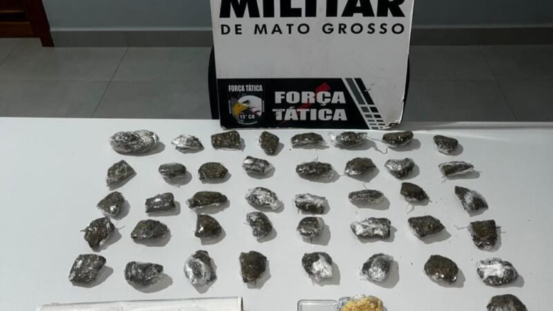 Força Tática apreende duas adolescentes por tráfico de drogas em Matupá