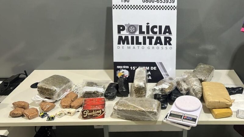 Força Tática prende faccionado com tabletes de maconha em Várzea Grande