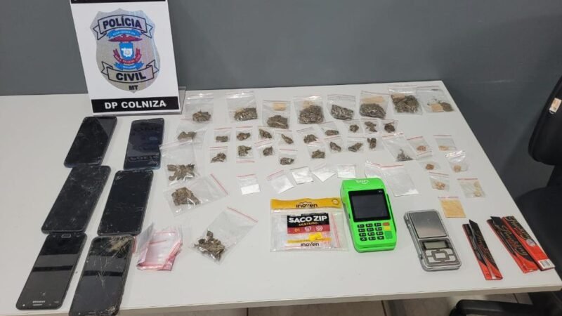 Polícia Civil prende jovem e apreende menor durante cumprimento de mandado judicial em Colniza