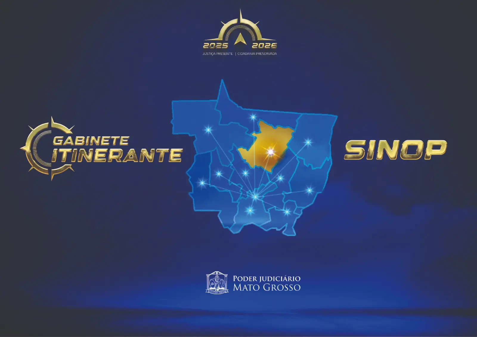 Gabinete Itinerante do TJMT estará em Sinop nesta segunda e terça-feira