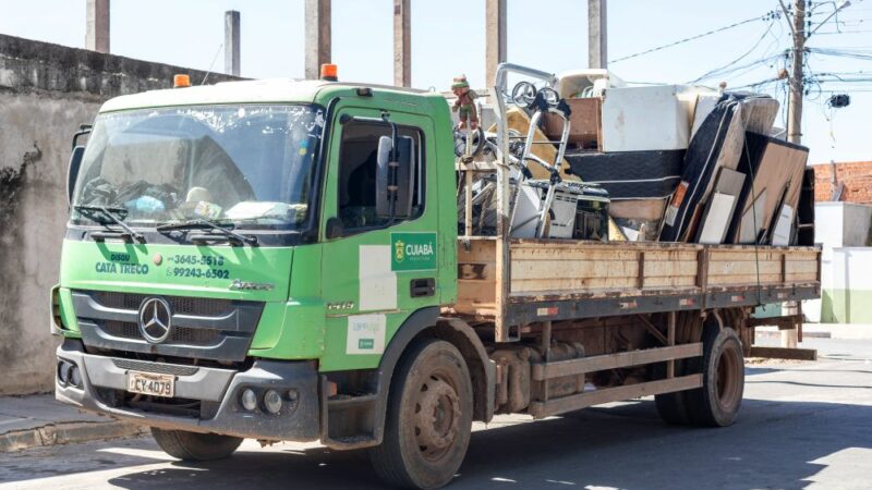 Operação Cata-Treco percorre 20 bairros de Cuiabá esta semana