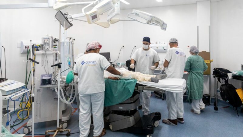 HMC faz primeira cirurgia de alta expansão de pele em paciente com queimadura