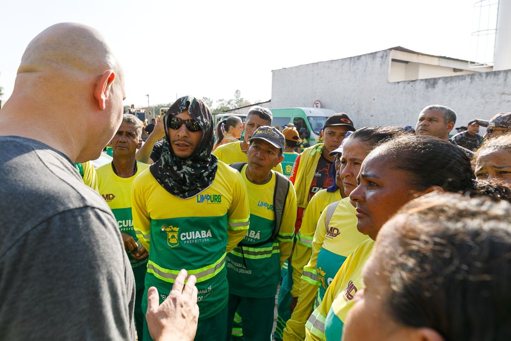 Cuiabá reduz jornada de trabalhadores da Limpurb devido ao calor intenso