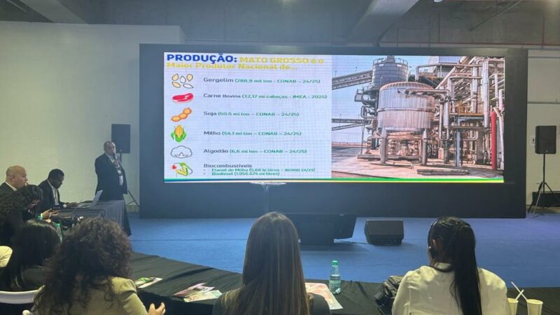 Secretário destaca potencial de MT na maior feira de comércio exterior do Centro-Oeste