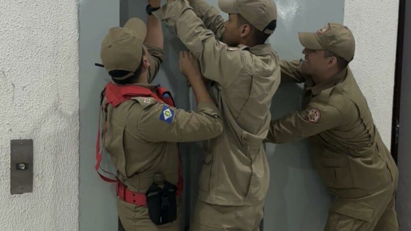 Corpo de Bombeiros alerta sobre a importância de seguir orientações de segurança no uso de elevadores para evitar acidentes