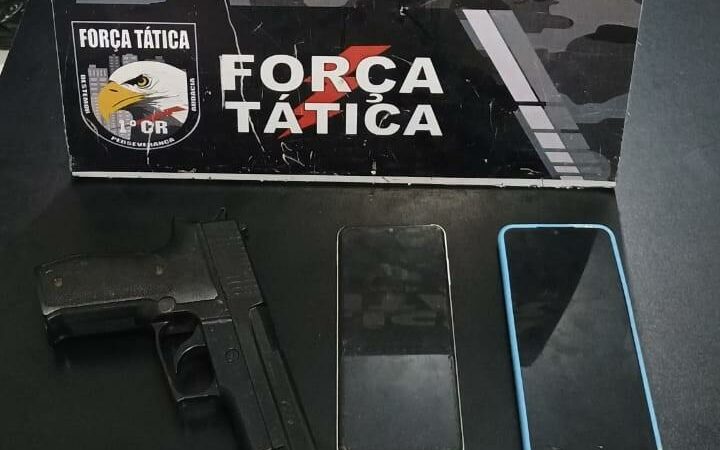 Força Tática apreende adolescente e prende dois homens suspeitos por roubo de motocicletas em Cuiabá