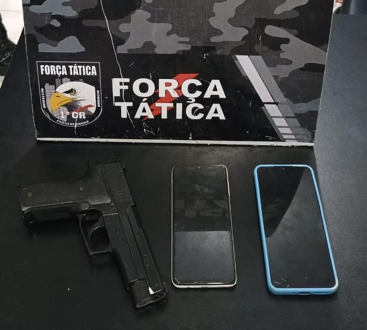 Força Tática apreende adolescente e prende dois homens suspeitos por roubo de motocicletas em Cuiabá