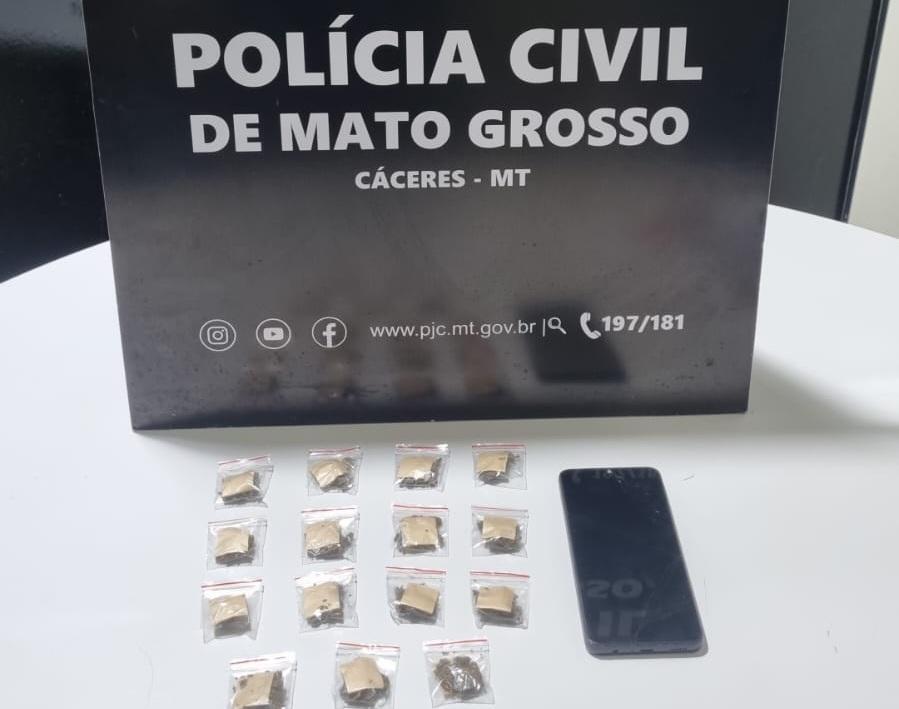 Polícia Civil fecha boca de fumo que funcionava em ferro-velho em Cáceres