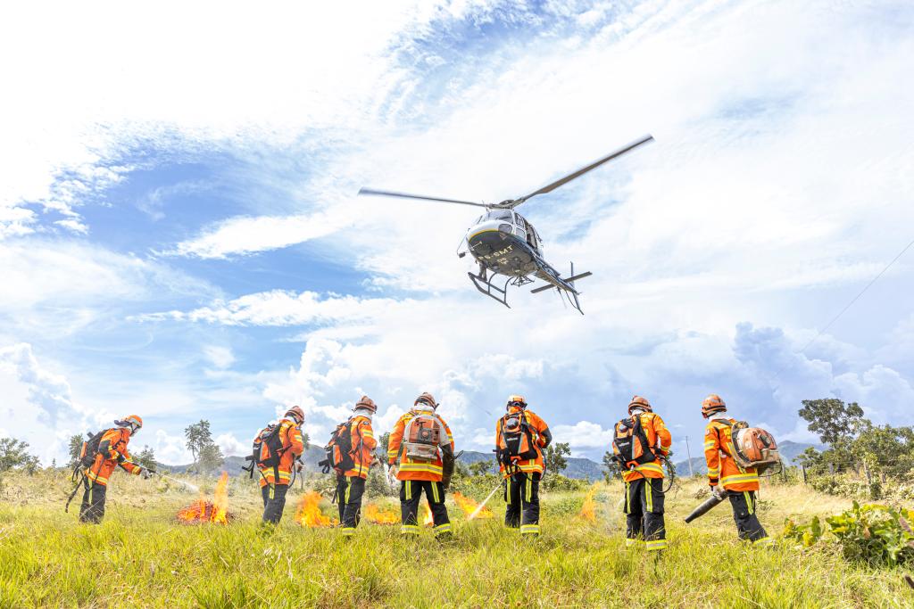 Corpo de Bombeiros combate 21 incêndios florestais nesta sexta-feira (24)