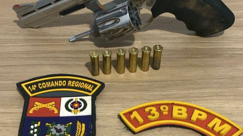 PM prende homem por dirigir alcoolizado e fazer disparos de arma de fogo em Itanhangá