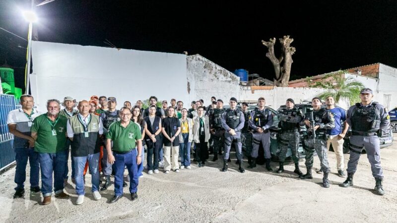 Prefeitura e Polícia Militar reforçam segurança e ordenamento urbano na segunda edição da Operação Guardiões do Coxipó