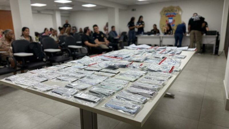 Polícia Civil realiza Dia D da Operação Mobile e devolve quase 1,2 mil aparelhos celulares