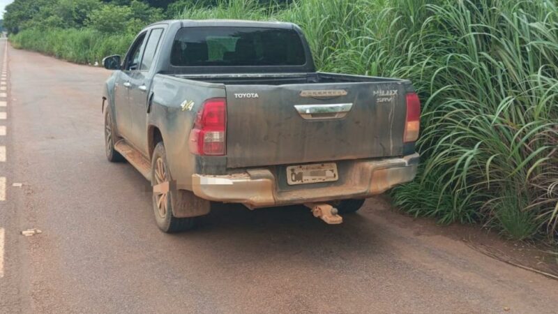Polícia Militar prende dupla de faccionados e recupera caminhonete furtada em Juara