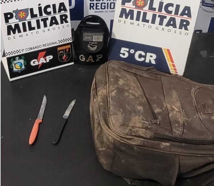 Suspeito por tentativa de homicídio é preso em flagrante pela Polícia Militar