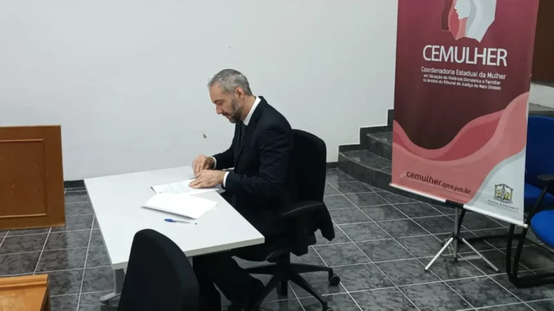 TJMT implanta Rede de Enfrentamento à Violência Doméstica em Guiratinga