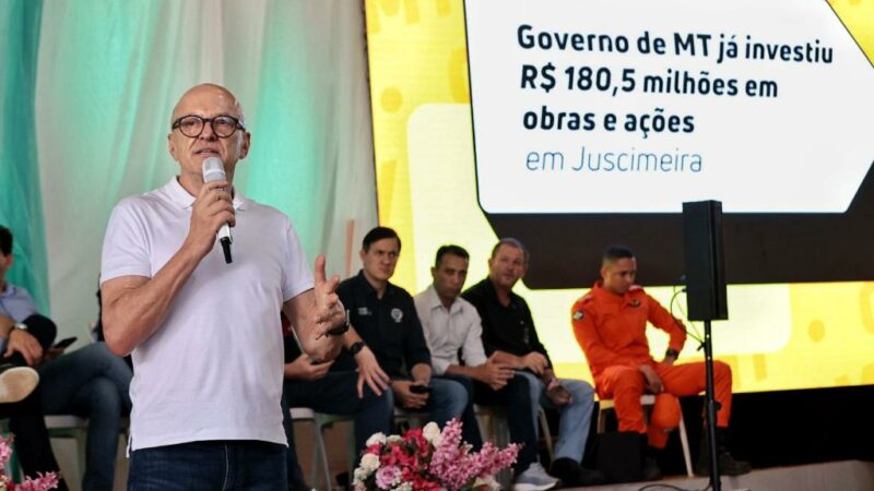 vJuscimeira recebe mais R$ 9,7 milhões em obras e investimentos do Governo de MT