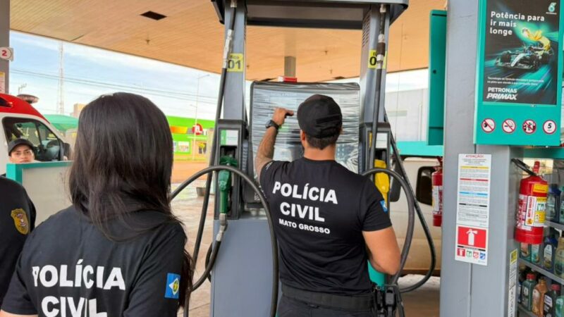 Polícia Civil e MPE fiscalizam postos de combustíveis em Confresa e região