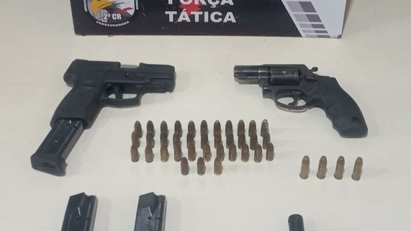 Força Tática prende homem que ameaçou esposa com armas de fogo em Várzea Grande