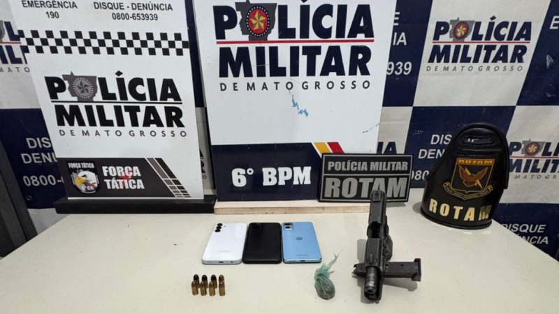COMBATE ÀS FACÇÕES: Polícia Militar prende dois faccionados em flagrante após homicídio em Cáceres