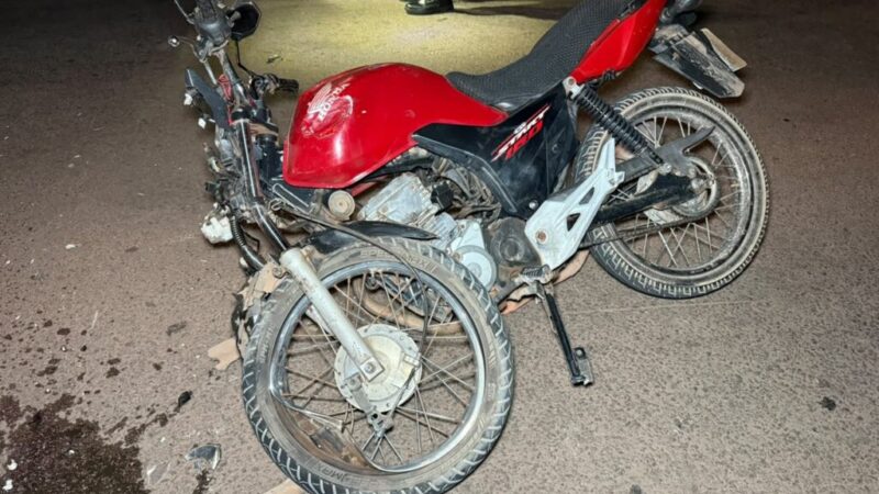 Colisão entre carro e moto deixa dois feridos em Sinop