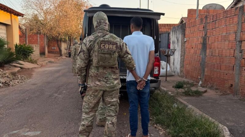 Polícia prende jovem suspeito de aliciar menores em Várzea Grande